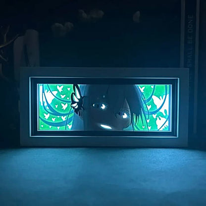 Echidna GlowFrame - Re:Zero - Framed Wall Art by Zyko
