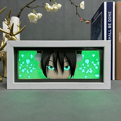 Toph GlowFrame - Avatar: The Last Airbender - Framed Wall Art by Zyko