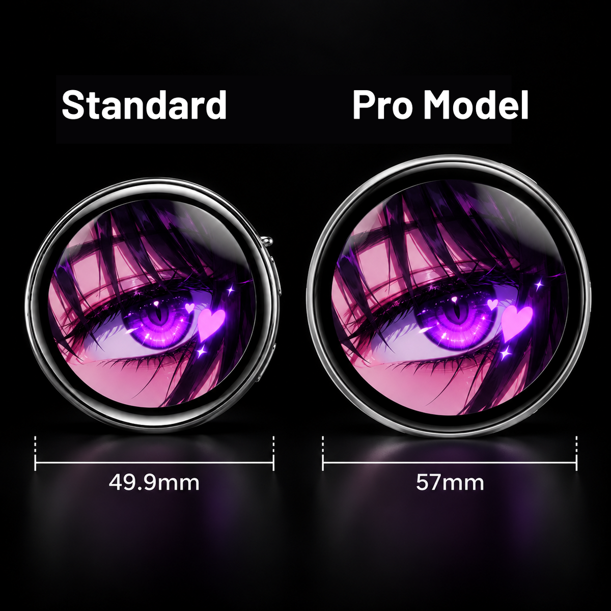 Zyko digital pin badge dimensions