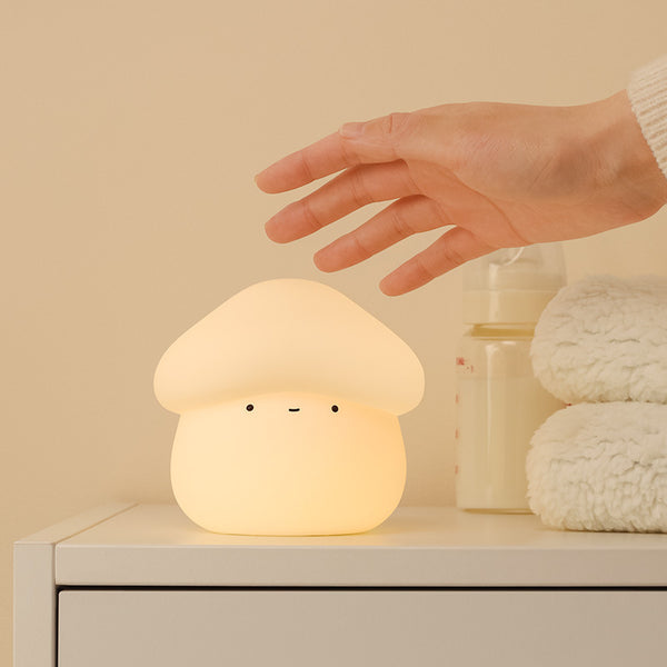 Warm ambient bedroom night light for cozy room ideas and decor