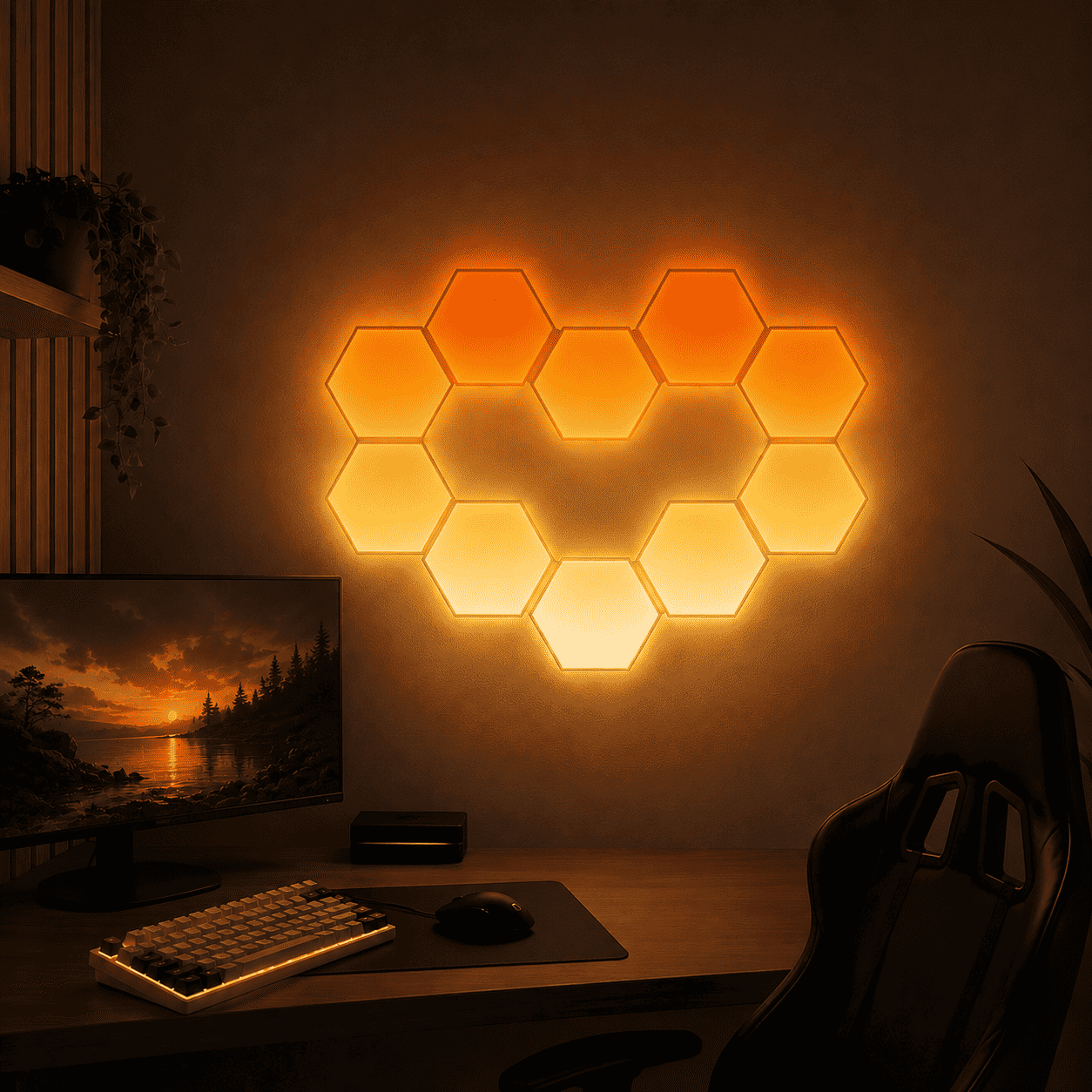 Zyko Elements RGBIC Hexagon Light Panels - Zyko -