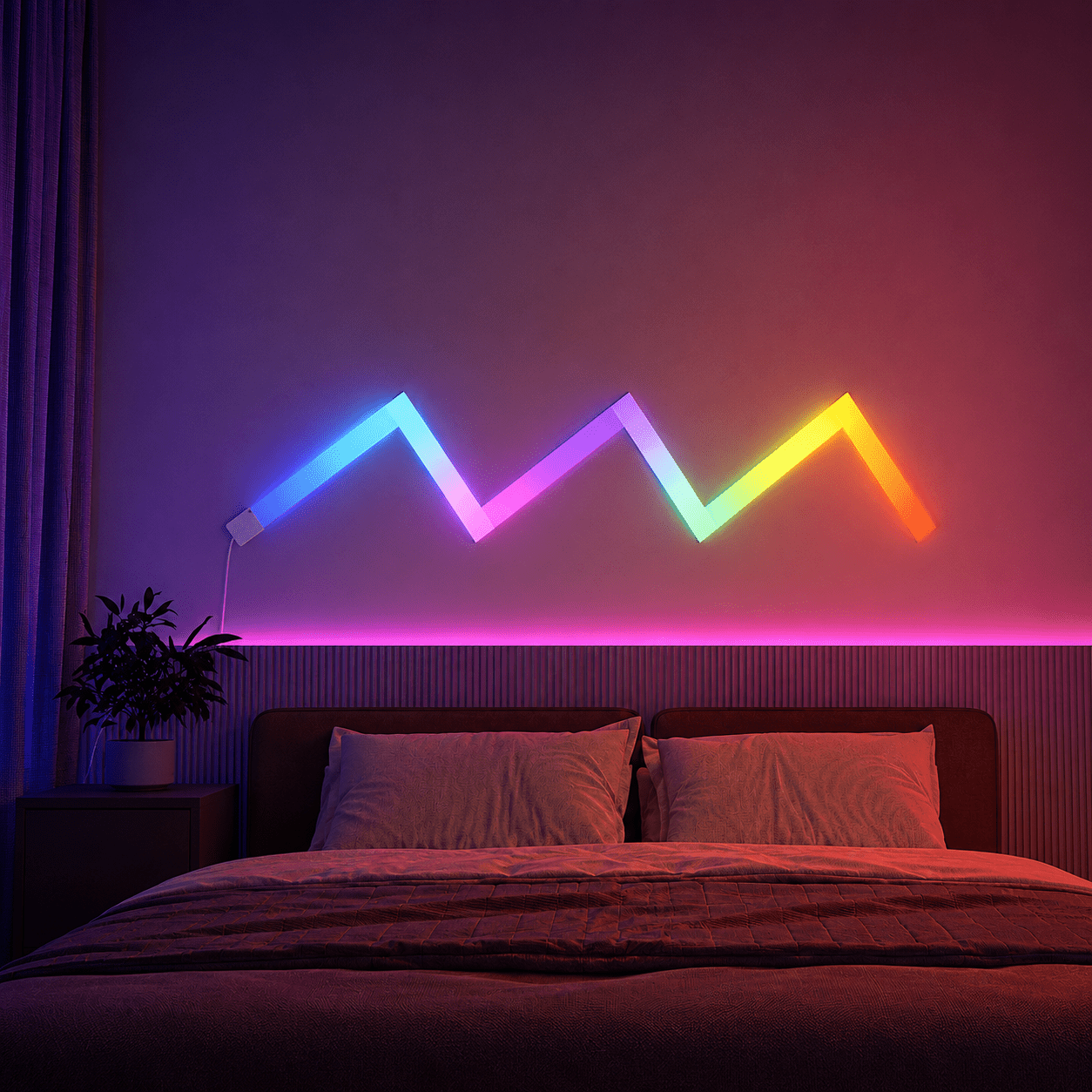 Zyko Elements Trace RGBIC Wall Lights - Zyko -