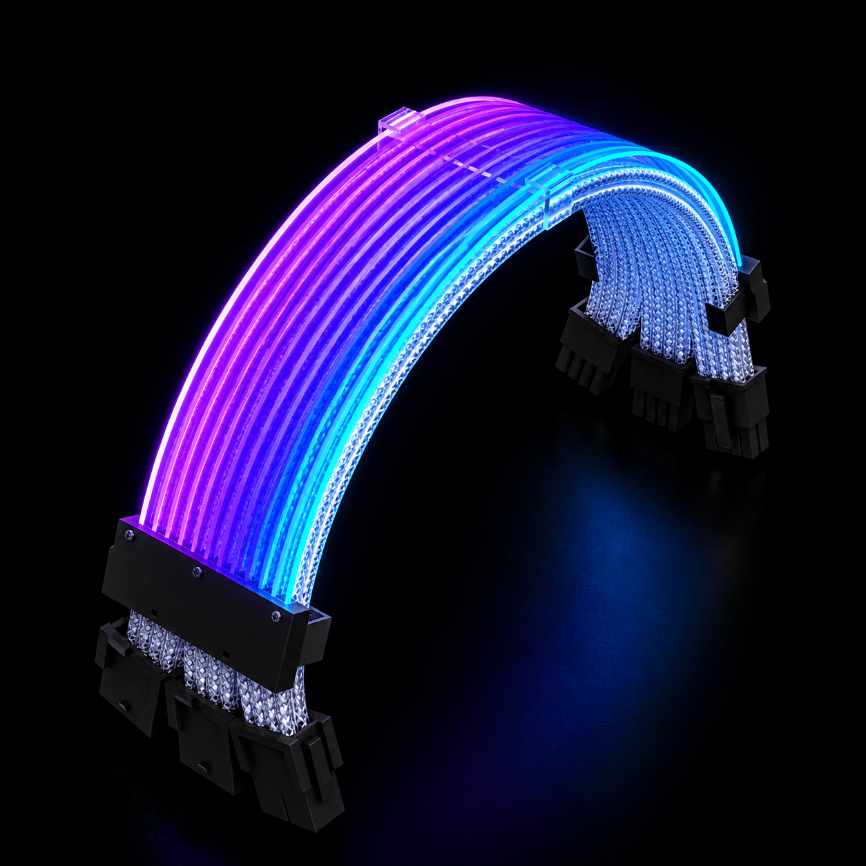 Zyko RGB Triple 8-Pin GPU Cable Extension - Zyko -