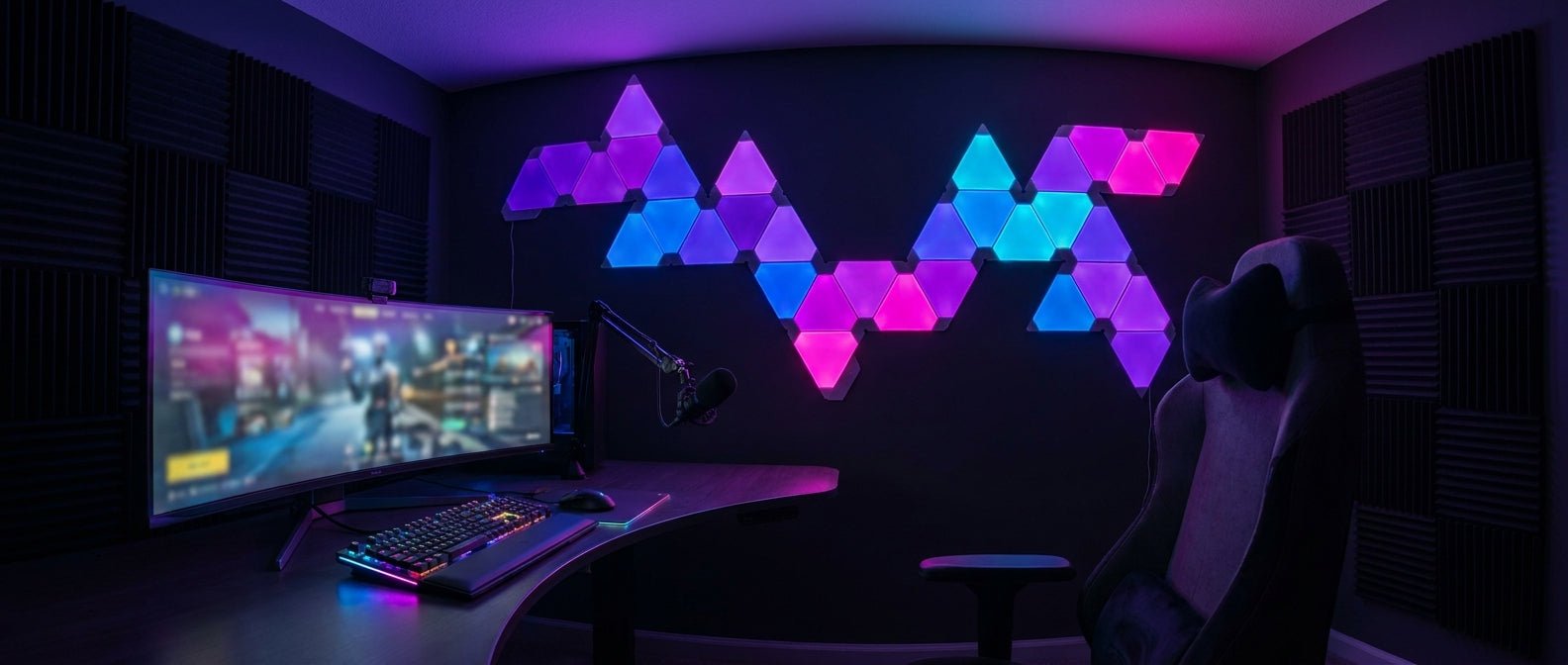 Build a Streaming Background That Pops on Camera With RGB Wall Panels - Zyko