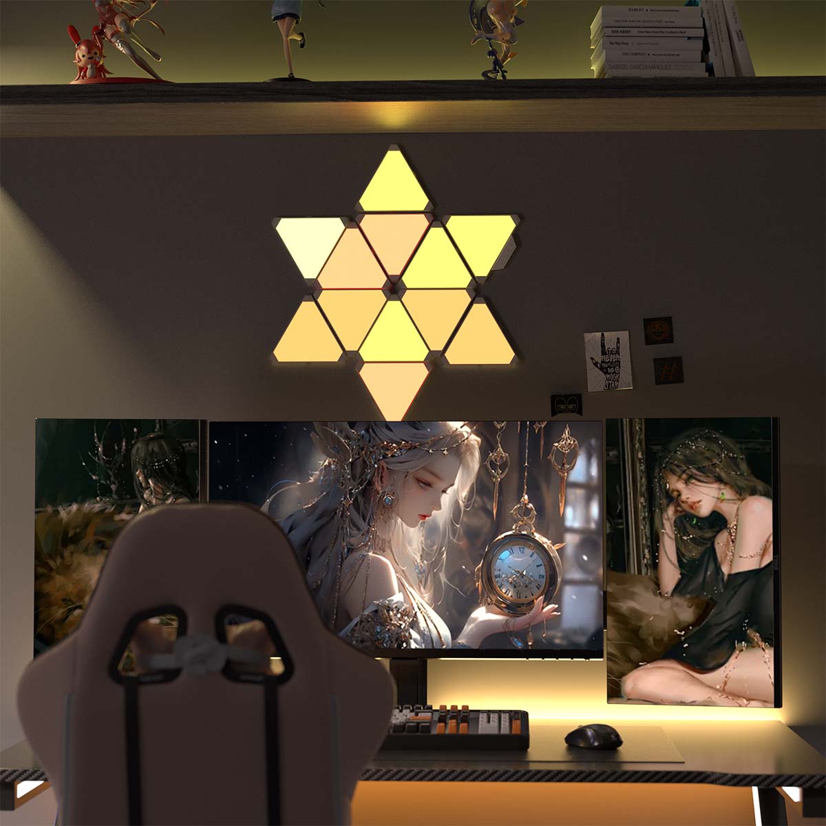 NovaFrame – Modular RGB Triangle Light Panels