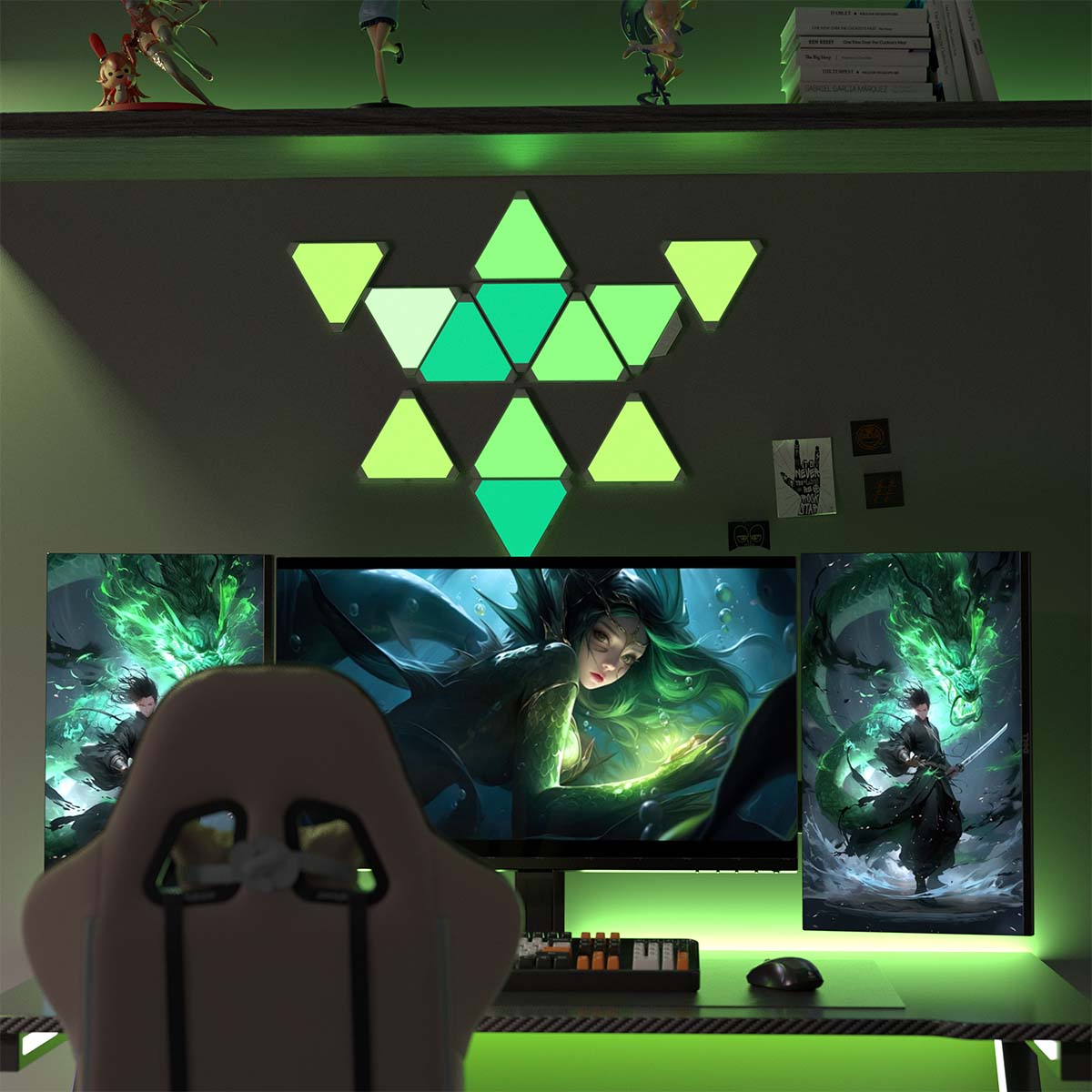 NovaFrame – Modular RGB Triangle Light Panels