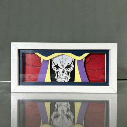 Ainz Ooal Gown GlowFrame - Overlord - Framed Wall Art by Zyko 