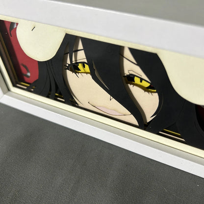 Albedo GlowFrame - Overlord - Framed Wall Art by Zyko 