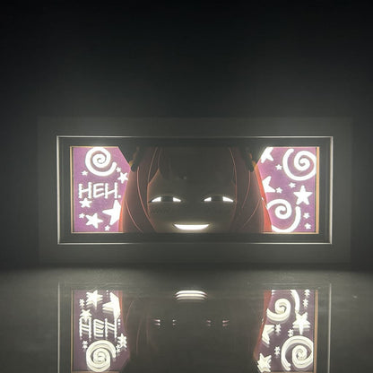 Anya GlowFrame - Spy x Family - Framed Wall Art by Zyko 