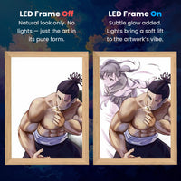 Aoi Todo, LumiFrame: Jujutsu Kaisen - Framed Wall Art by Zyko 
