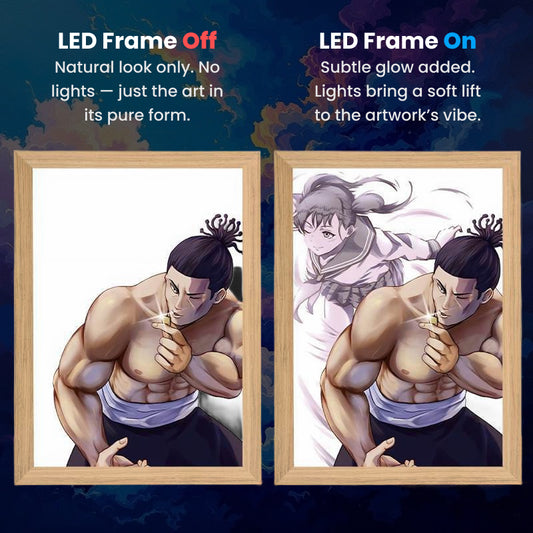 Aoi Todo, LumiFrame: Jujutsu Kaisen - Framed Wall Art by Zyko 