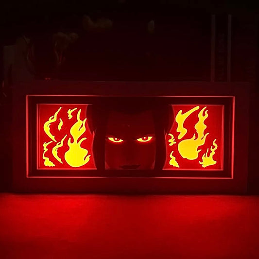 Azula GlowFrame - Avatar: The Last Airbender - Framed Wall Art by Zyko 