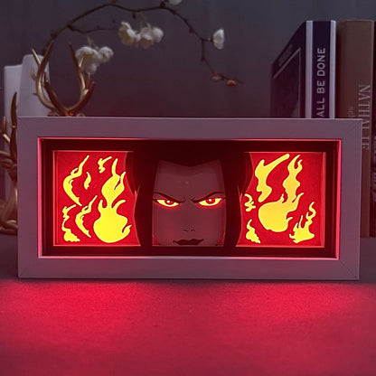 Azula GlowFrame - Avatar: The Last Airbender - Framed Wall Art by Zyko 