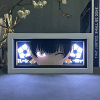 Bachira Meguru GlowFrame - Blue Lock - Framed Wall Art by Zyko 