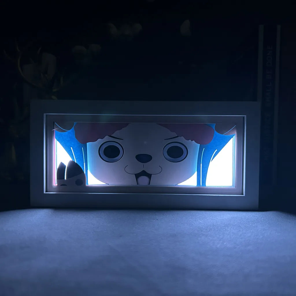 Chopper GlowFrame - One Piece - Framed Wall Art by Zyko 