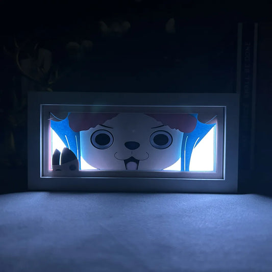 Chopper GlowFrame - One Piece - Framed Wall Art by Zyko 