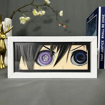 Ciel Phantomhive GlowFrame - Black Butler - Framed Wall Art by Zyko 