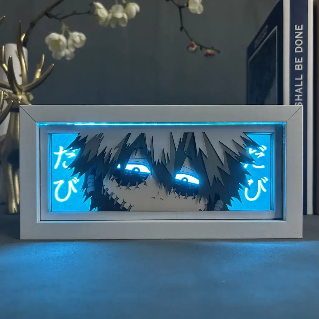Dabi GlowFrame - My Hero Academia - Framed Wall Art by Zyko 