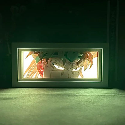 Dio Brando GlowFrame - JoJo's Bizarre Adventure - Framed Wall Art by Zyko 
