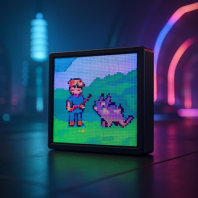 Dot Matrix - Framed Wall Art by Zyko 