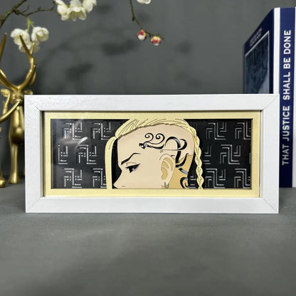 Draken GlowFrame - Tokyo Revengers - Framed Wall Art by Zyko 