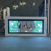 Echidna GlowFrame - Re:Zero - Framed Wall Art by Zyko 