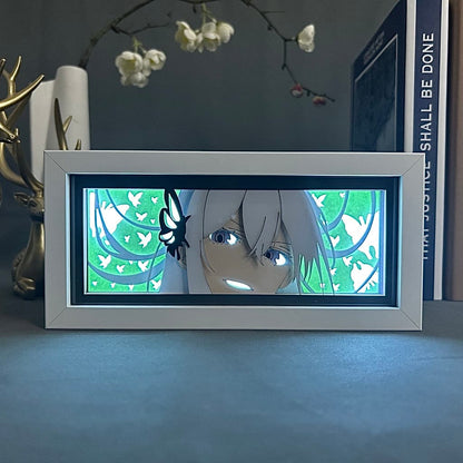 Echidna GlowFrame - Re:Zero - Framed Wall Art by Zyko 