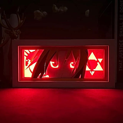 Edward Elric GlowFrame - Fullmetal Alchemist - Framed Wall Art by Zyko 