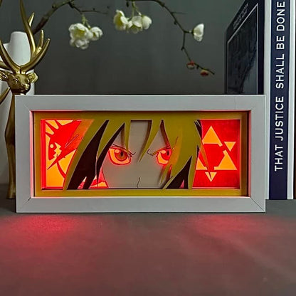 Edward Elric GlowFrame - Fullmetal Alchemist - Framed Wall Art by Zyko 