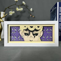 Giorno GlowFrame - JoJo's Bizarre Adventure - Framed Wall Art by Zyko 