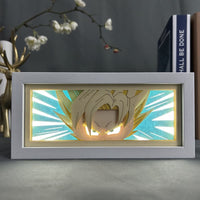 Goku GlowFrame - Dragon Ball Z - Framed Wall Art by Zyko 