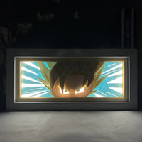 Goku GlowFrame - Dragon Ball Z - Framed Wall Art by Zyko 