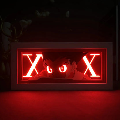 Gon GlowFrame - Hunter X Hunter - Framed Wall Art by Zyko 