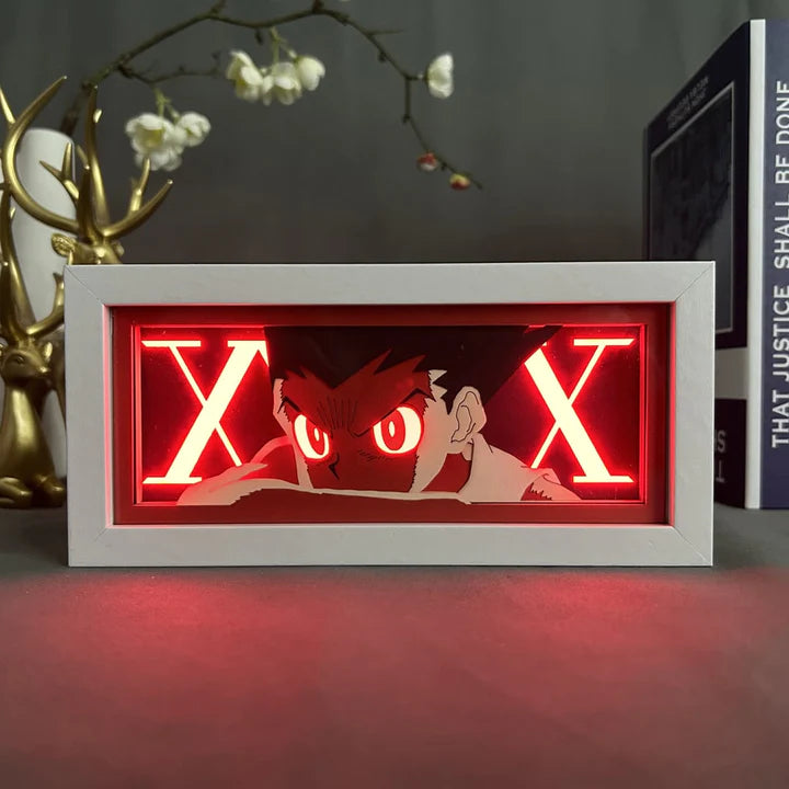 Gon GlowFrame - Hunter X Hunter - Framed Wall Art by Zyko 