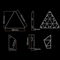 NovaFrame – Modular RGB Triangle Light Panels