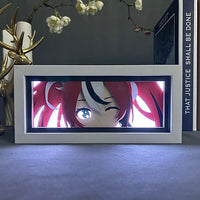 Hakos Baelz GlowFrame - Hololive - Framed Wall Art by Zyko 