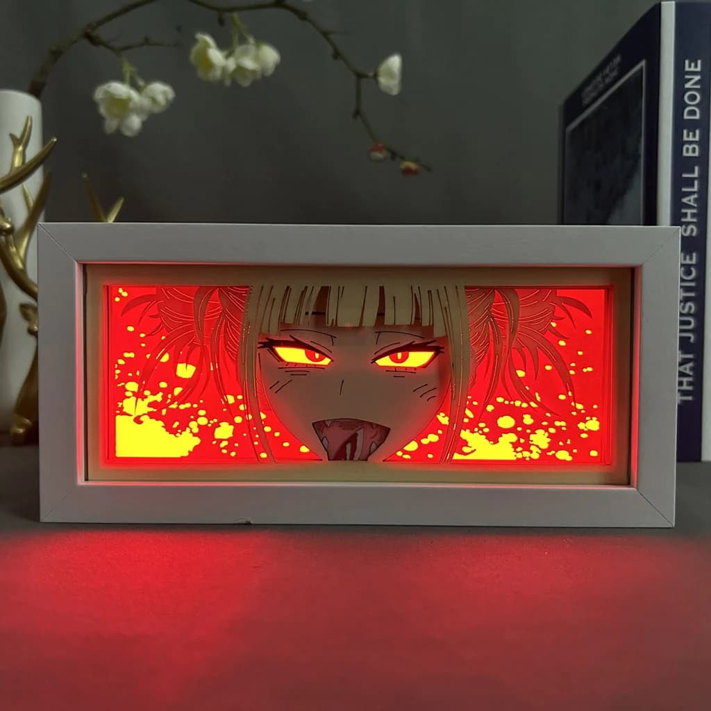 Himiko Toga GlowFrame - My Hero Academia - Framed Wall Art by Zyko 