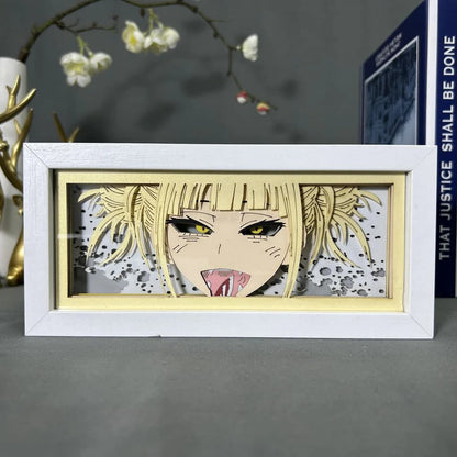 Himiko Toga GlowFrame - My Hero Academia - Framed Wall Art by Zyko 