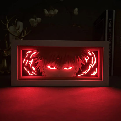 Ichigo Kurosaki GlowFrame - Bleach - Framed Wall Art by Zyko 