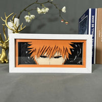 Ichigo Kurosaki GlowFrame - Bleach - Framed Wall Art by Zyko 