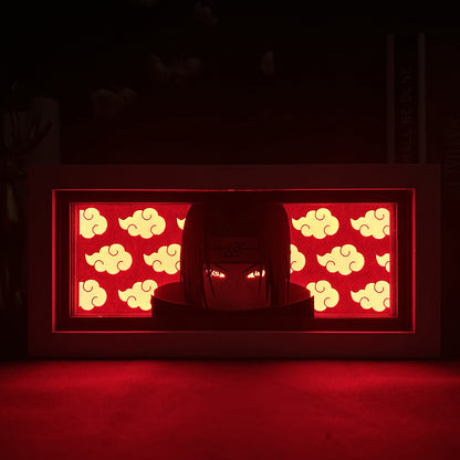 Itachi Uchiha GlowFrame - Naruto Series - Framed Wall Art by Zyko 