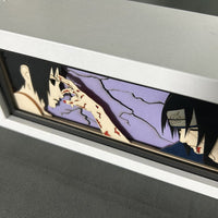 Itachi X Sasuke GlowFrame - Naruto - Framed Wall Art by Zyko 