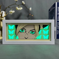 Jolyne Cujoh GlowFrame - JoJo's Bizarre Adventure - Framed Wall Art by Zyko 