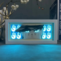 Jotaro Kujo GlowFrame - JoJo's Bizarre Adventure - Framed Wall Art by Zyko 
