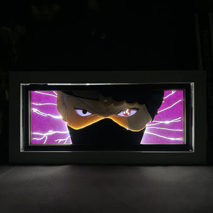 Kakashi GlowFrame - Naruto - Framed Wall Art by Zyko 
