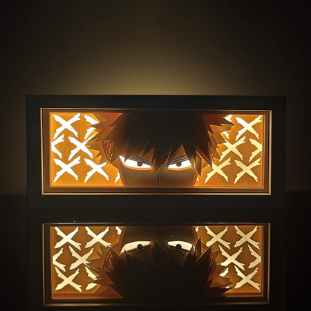 Katsuki Bakugo GlowFrame - My Hero Academia - Framed Wall Art by Zyko 