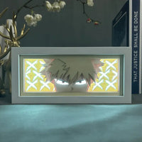 Katsuki Bakugo GlowFrame - My Hero Academia - Framed Wall Art by Zyko 