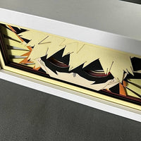Katsuki Bakugo GlowFrame - My Hero Academia - Framed Wall Art by Zyko 