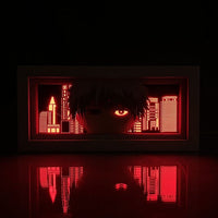 Ken Kaneki GlowFrame - Tokyo Ghoul - Framed Wall Art by Zyko 