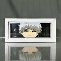 Ken Kaneki GlowFrame - Tokyo Ghoul - Framed Wall Art by Zyko 